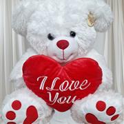 Large love teddy
