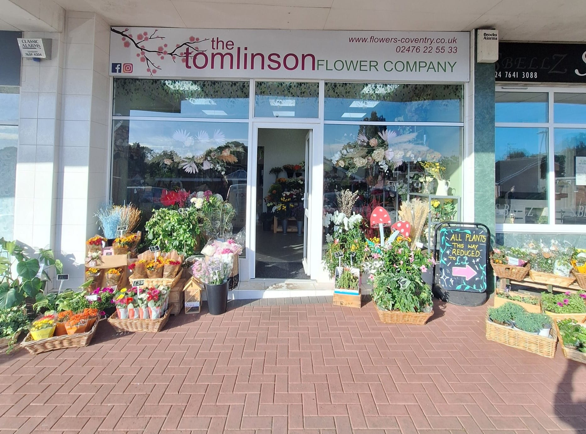 The Tomlinson Flower Company shop